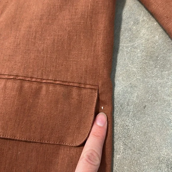 Vintage Linen Blend Blazer - Picture 5 of 13